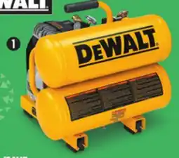 Canadian Tire Dewalt 4-Gallon Twin Stack Air Compressor, 125 PSI offer
