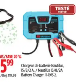 Canadian Tire MotoMaster Nautilus 15/8/2A Battery Charger offer