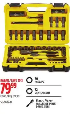 Canadian Tire Stanley DENTS/TEETH offer