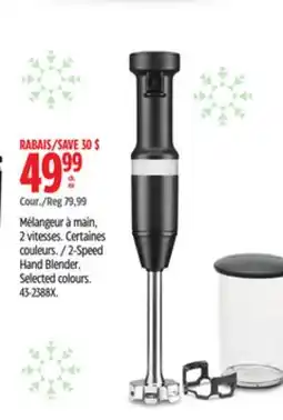 Canadian Tire KitchenAid 2-Speed Hand Blender offer