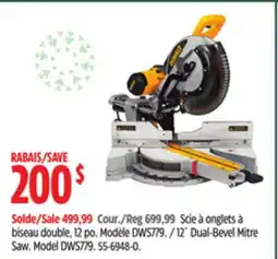Canadian Tire 12˝ Dual-Bevel Mitre offer