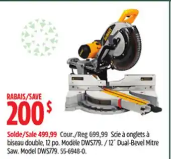 Canadian Tire 12˝ Dual-Bevel Mitre offer