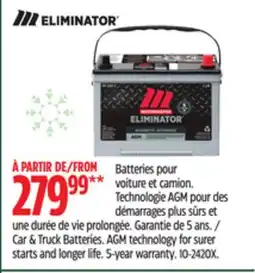 Canadian Tire MOTOMASTER Car & Truck Batteries offer