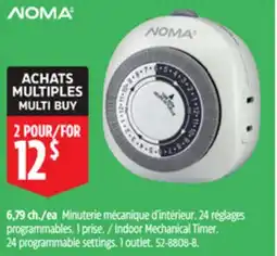 Canadian Tire NOMA Indoor Mechanical Timer offer