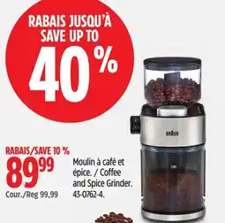 Canadian Tire Braun Coffee and Spice Grinder offer