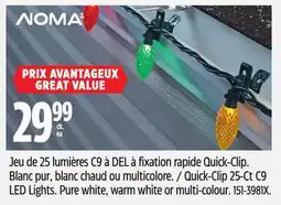 Canadian Tire Quick-Clip 25-Ct C9 LED Lights offer