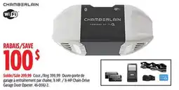 Canadian Tire CHAMBERLAIN 1⁄2-HP Chain-Drive Garage Door Opener offer