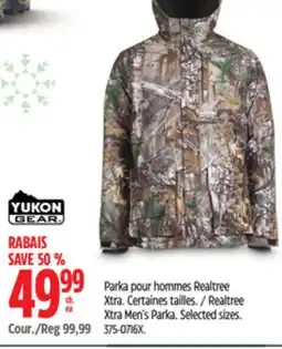 Canadian Tire Yukon Realtree Xtra Men's Parka offer