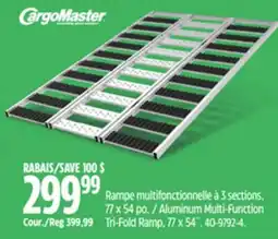Canadian Tire CargoMaster Aluminum Multi-Function Tri-Fold Ramp offer