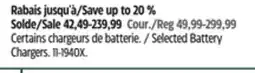 Canadian Tire Battery Tender Selected Battery Chargers offer