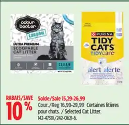 Canadian Tire Odour Beater Selected Cat Litter offer