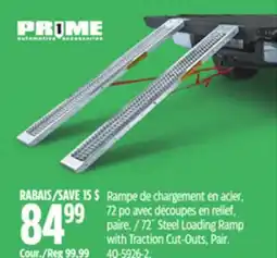 Canadian Tire Prime1 Steel Loading Ramp with Traction Cut-Outs offer
