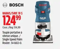 Canadian Tire Bosch Single-Speed Palm Router offer