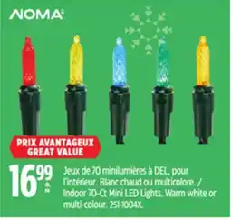 Canadian Tire Noma Indoor 70-Ct Mini LED Lights offer