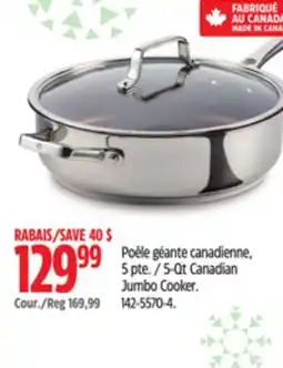 Canadian Tire PADERNO 5-Qt Canadian Jumbo Cooker offer