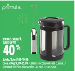 Canadian Tire Primula Selected Kitchen Accessories offer
