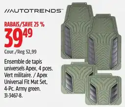 Canadian Tire Autotrends Apex Universal Fit Mat Set offer