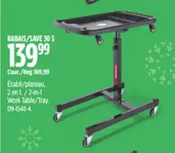 Canadian Tire MotoMaster 2-in-1 Work Table/Tray offer