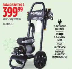 Canadian Tire SIMONIZ Platinum 2300 PSI 2.0 GPM Brushless Electric Pressure Washer offer