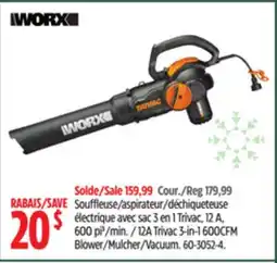 Canadian Tire 12A Trivac 3-in-1 600CFM Blower/Mulcher/Vacuum offer