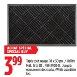 Canadian Tire Utility Mat. 18 x 30˝ offer