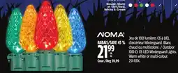 Canadian Tire Canvas Outdoor 100-Ct C6 LED Winterguard Lights Warm white or multi-color offer