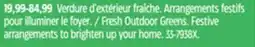 Canadian Tire Fresh Outdoor Greens. Festive arrangements to brighten up your home offer