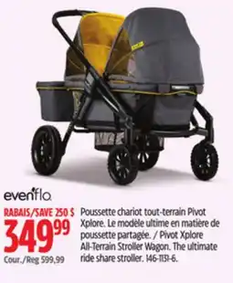 Canadian Tire Evenflo Pivot Xplore All-Terrain Stroller Wagon offer
