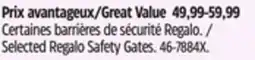 Canadian Tire EVENFLO Selected Regalo Safety Gates offer