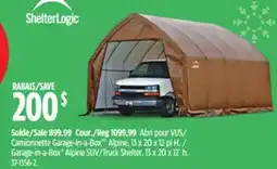 Canadian Tire ShelterLogic Garage-in-a-Box Alpine SUV/Truck Shelter, 13 x 20 x 12´ h offer