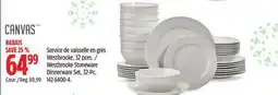 Canadian Tire CANVAS Westbrooke Stoneware Dinnerware Set offer