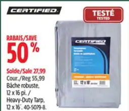 Canadian Tire CERTIFIED Heavy-Duty Tarp 12 x 16´ offer