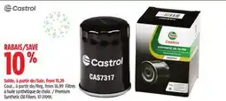 Canadian Tire Castrol Premium Synthetic Oil Filters offer