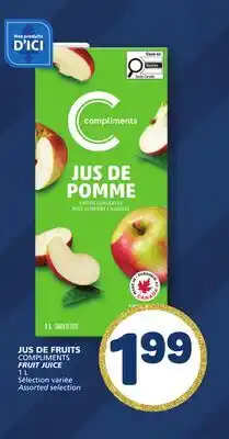 Marché Bonichoix COMPLIMENTS FRUIT JUICE offer