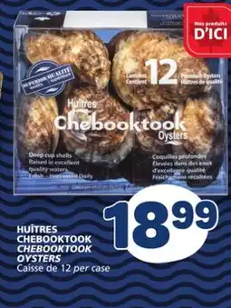 Marché Bonichoix CHEBOOKTOOK OYSTERS offer