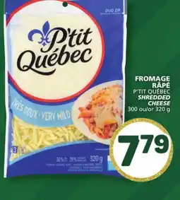 Marché Bonichoix P'TIT QUÉBEC SHREDDED CHEESE offer