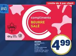 Marché Bonichoix COMPLIMENTS BUTTER offer