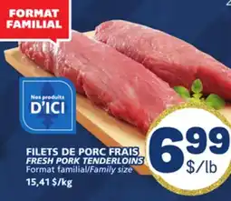 Marché Bonichoix FRESH PORK TENDERLOINS offer
