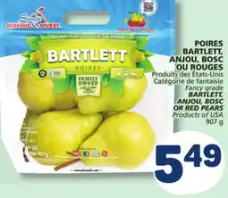 Marché Bonichoix BARTLETT, ANJOU, BOSC OR RED PEARS offer