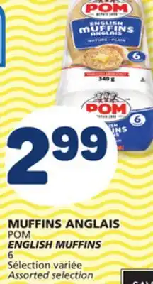 Marché Bonichoix POM ENGLISH MUFFINS offer