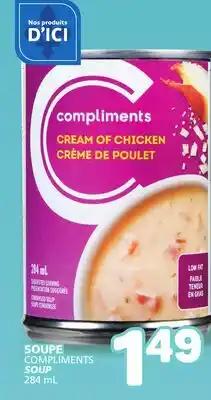 Marché Bonichoix COMPLIMENTS SOUP offer