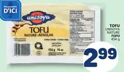Marché Bonichoix UNISOYA NATURE TOFU offer