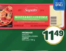 Marché Bonichoix SAPUTO MOZZARELLISSIMA CHEESE offer
