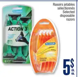 Jean Coutu PERSONNELLE Selected disposable razors offer
