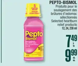 Jean Coutu PEPTO-BISMOL Selected heartburn relief products offer