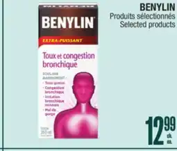 Jean Coutu BENYLIN Selected products offer