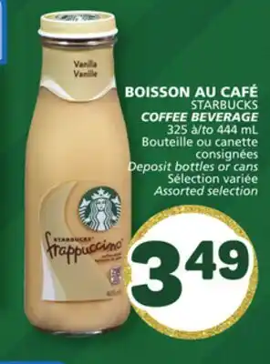 Marché Bonichoix STARBUCKS COFFEE BEVERAGE offer