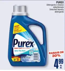 Jean Coutu PUREX Selected laundry detergents offer