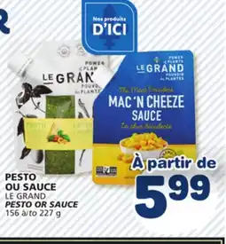 Marché Bonichoix LE GRAND PESTO OR SAUCE offer