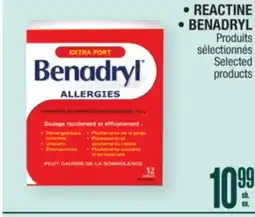 Jean Coutu REACTINE, BENADRYL Selected products offer
